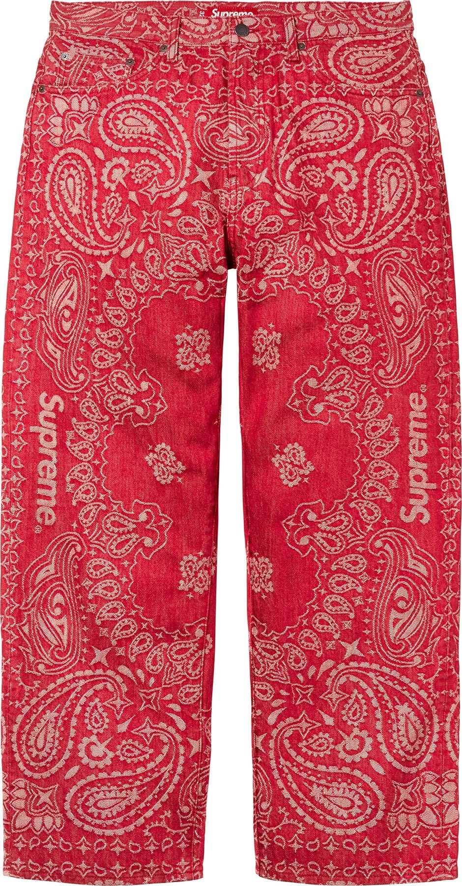 Bandana Jacquard Baggy Jean view 7